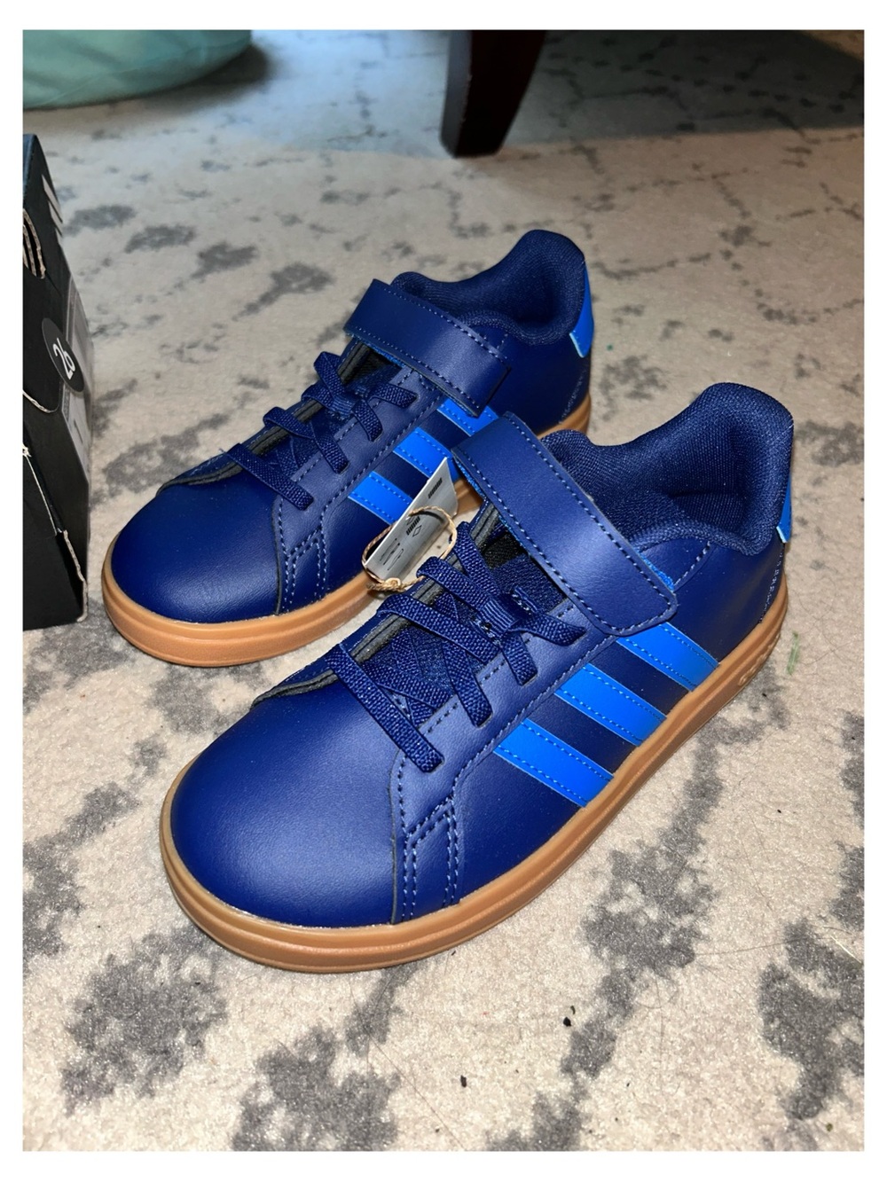 Adidas Grand Court 2.0 EL K Youth Sneakers - Blue